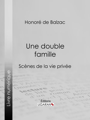 cover image of Une double famille